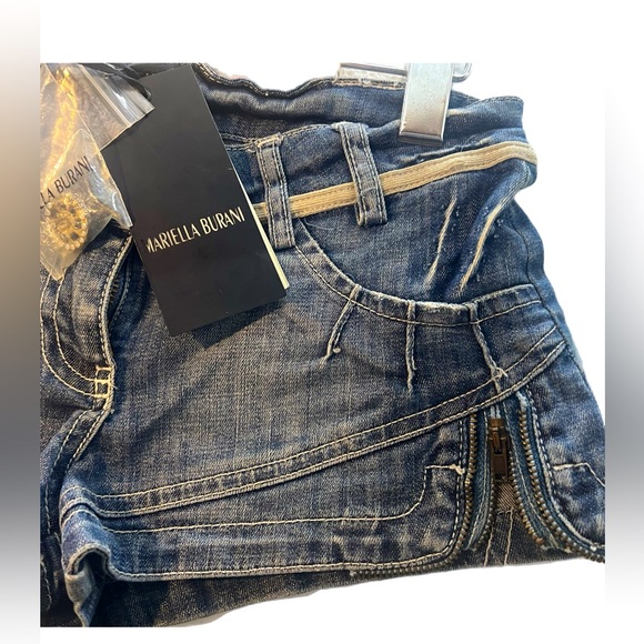 🍎MARIELLA BURANI 🇮🇹Denim shorts Made in Italy - Picture 3 of 10